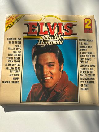 Elvis Double Dynamite 2 LP Record Set
