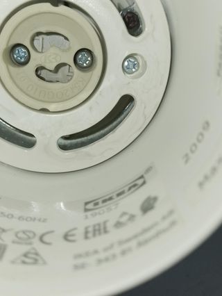 Lámpara Ikea regulable blanca