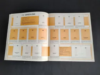 ÁLBUM VACÍO PANINI FÚTBOL 88 PLANCHA