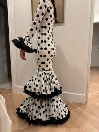 Traje Flamenca Lunares Talla 36