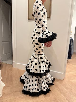 Traje Flamenca Lunares Talla 36