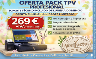 Pack TPV Profesional 269€ Factura Garantía