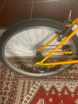 Antigua Bicicleta Orbea Amarilla