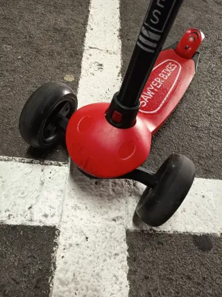 Patín 3 Ruedas Sawyer Bike Rojo.