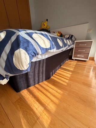 Cama canguro con mesita y cabecero + 2 colchones