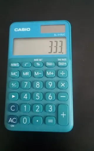 Calculadora Casio SL-310UC Azul