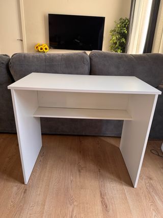 Escritorio blanco 90x50x77cm