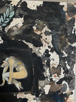 Cuadro acrilico, pasta texturada