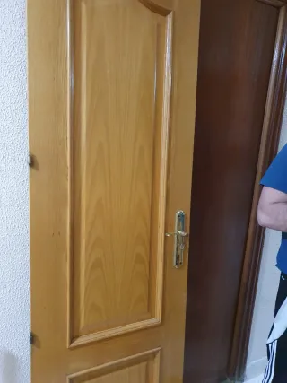 Puertas madera roble 5+1 con marcos