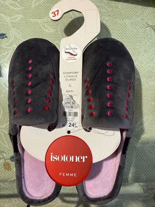 Zapatillas confort isotoner sin estrenar n* 37