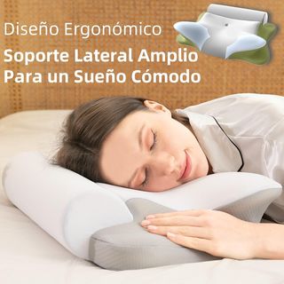 RUMMY Almohada ortopédica 2 en 1 de Espuma viscoel