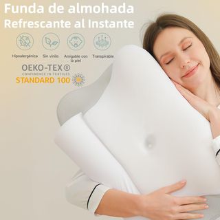 RUMMY Almohada ortopédica 2 en 1 de Espuma viscoel