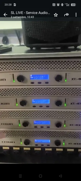 Finali audio Crown XTi 4000 2 PZ 900 ,1 PZ 450