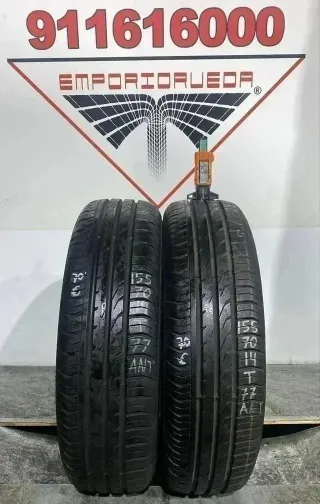 -155 70 14 T CONTINENTAL RUEDA AL 90% VIDA UTIL
