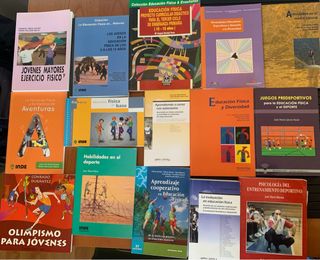 Lote Libros Educación Física, Deporte e INEF