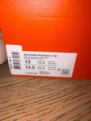 Nike Air Zoom Pegasus 41 Verde/Azul talla 47,5