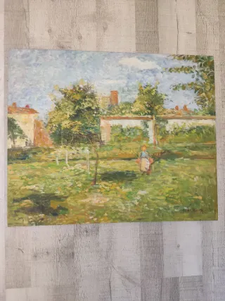 Pintura al óleo sobre lienzo paisaje