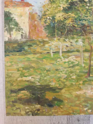 Pintura al óleo sobre lienzo paisaje