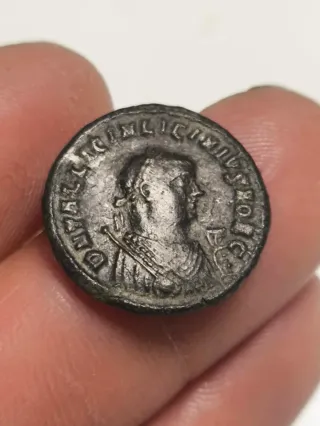 Moneda Romana Follis Bajo Imperio Licino