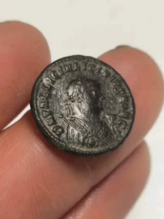 Moneda Romana Follis Bajo Imperio Licino
