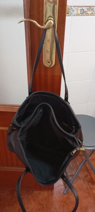 Bolso de mano negro mujer