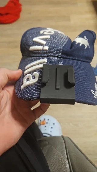 2 Soportes Cámara GoPro Gorra