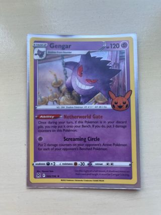 Cartas Pokémon Guzzlord GX, Gengar, Zoroark V