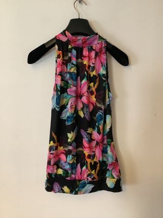 Canotta donna Piazza Italia fantasia floreale