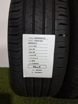 215 55 18 99V CONTINENTAL CONTI ECO CONTACT 5