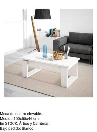 Mesa de centro elevable MOD 19