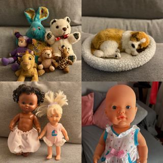 Lote Juguetes Infantiles Peluches y  Muñecos