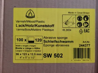✅ KLINGSPOR Lija - Esponja abrasiva ❗100 Unidades❗