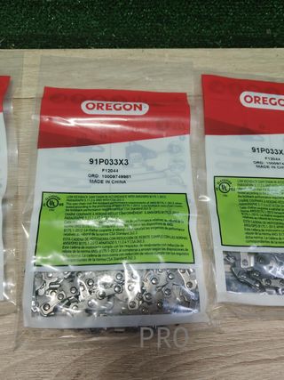 Pack de 3 Cadenas de Motosierra Oregon