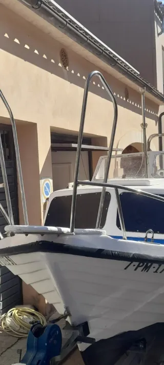 Se vende barca con remolque incluido.