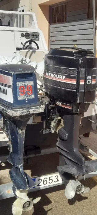 Se vende barca con remolque incluido.