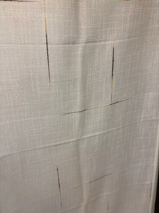 Retales telas cortinas, visillos
