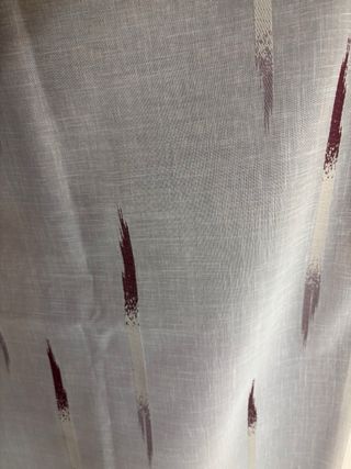 Retales telas cortinas, visillos