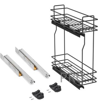 Carro botellero extraíble para mueble - Emuca