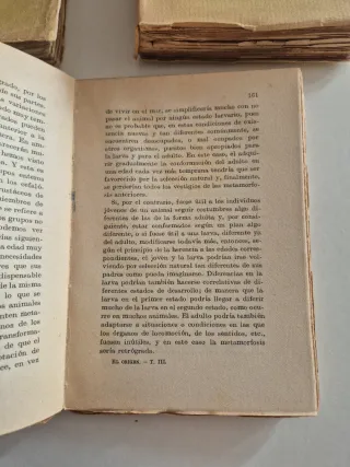 El Origen de las Especies - C. Darwin (3 Tomos) *