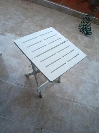 Mesa plegable jardín