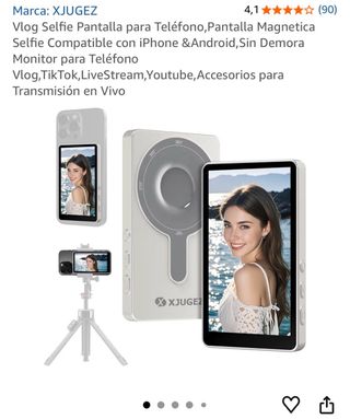 Pantalla Selfie Magnética para Teléfono