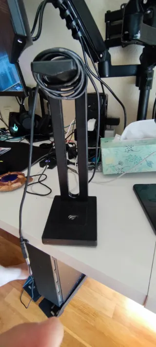 Soporte Auriculares RGB Negro Multicolor