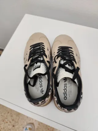 Adidas Gazelle Beige/Marrón Animal Print