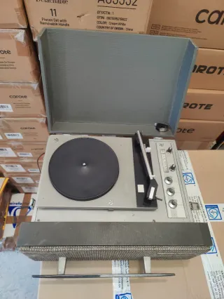 Tocadiscos Stibert 707 Beige/Gris