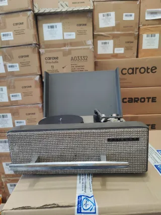 Tocadiscos Stibert 707 Beige/Gris