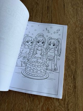 Libro de colorear para felicitar el cumpleaños