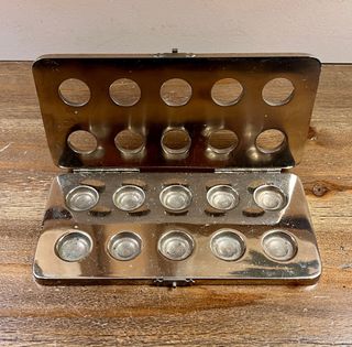 Antiguo molde farmacéutico para pastillas S.XIX