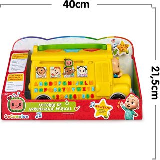 CoComelon - Learning Bus, autobús Amarillo de Jugu