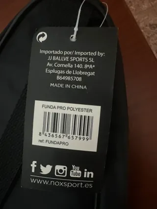 Fodera NOX PRP Nylon Termica