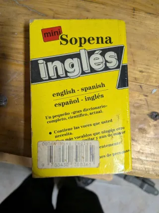 Diccionario Mini Sopena Ingles-Espaol/Espa-Ingl...
